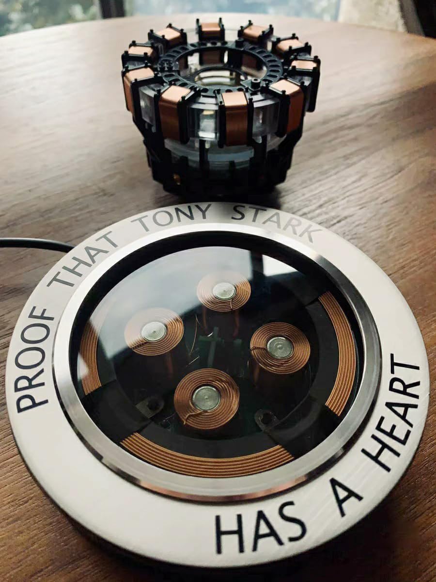 Arc Reactor MK1 Levitating Scale Floating and Spinning in Air