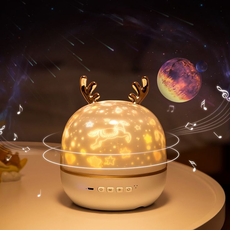 Deer LED Light Projector Night Lamp