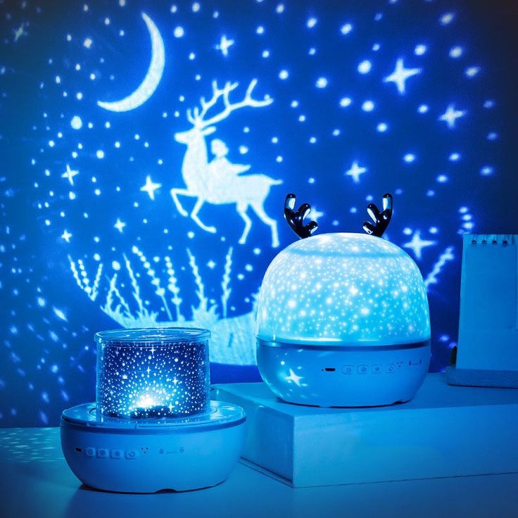 Deer LED Light Projector Night Lamp
